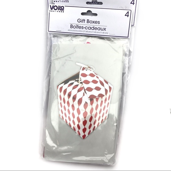 Gift Boxes - 20 total - Lot - Foil Fuchsia w/Tag - Picture 4 of 6